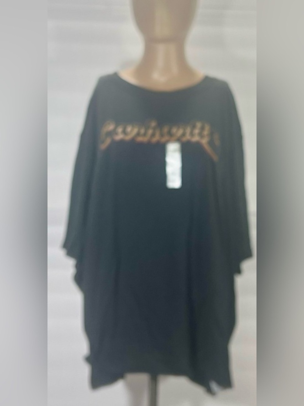 NWT Carhartt Black Top with Orange Logo